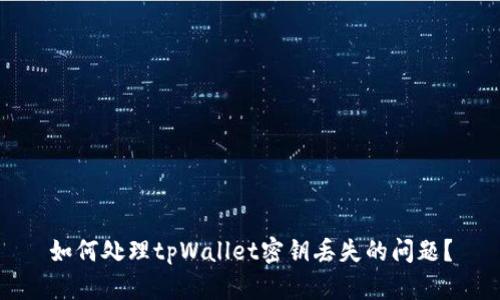 如何处理tpWallet密钥丢失的问题?