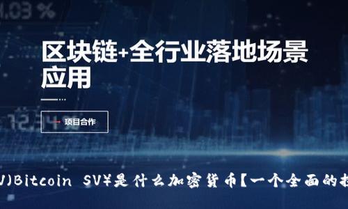 BSV(Bitcoin SV)是什么加密货币?一个全面的探讨