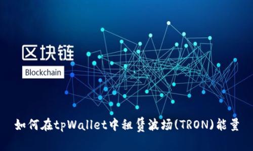 如何在tpWallet中租赁波场(TRON)能量